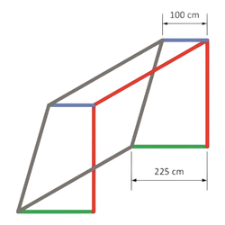 Fotbalová branková síť 5 mm, polypropylen